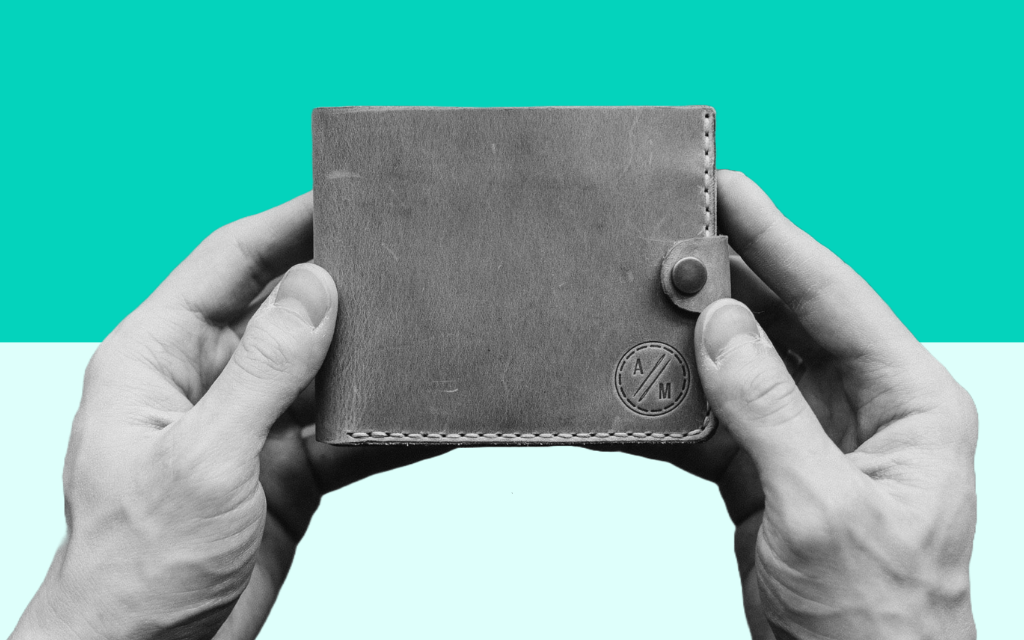 Wallet with money, representing financial support and affordable learning