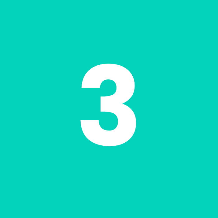 Number 3 icon representing the third resource in the Prevent Duty list for Educate Against Hate safeguarding and counter-extremism guidance