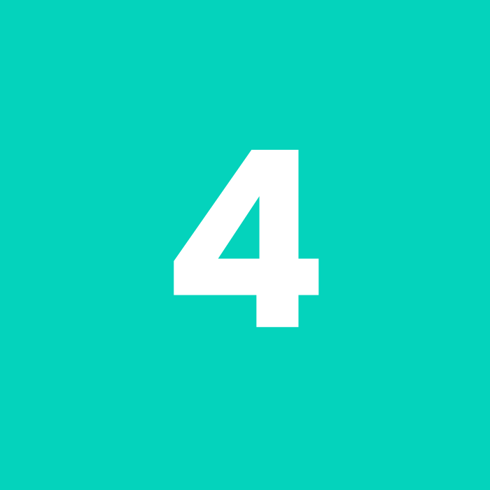 Number 4 icon representing the fourth resource in the Prevent Duty list for reporting extremism in education and safeguarding concerns